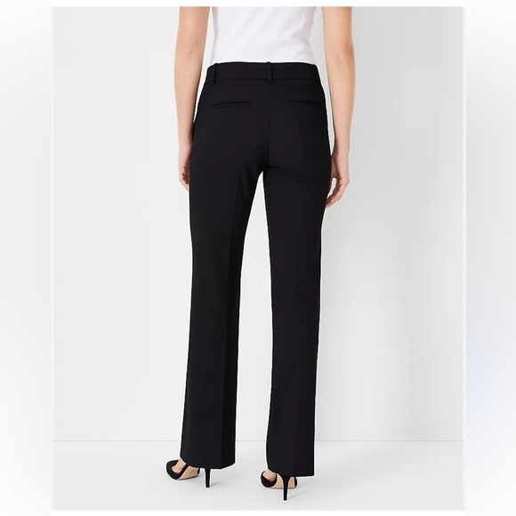 Ann Taylor Curvy Black Flare Pants Formal - Size 14 - Picture 2 of 7